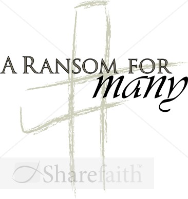 Brushstroke Cross with A Ransom for Many