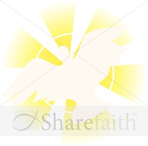 Dove with Rays Ascending