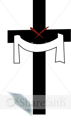Cross with Cloth