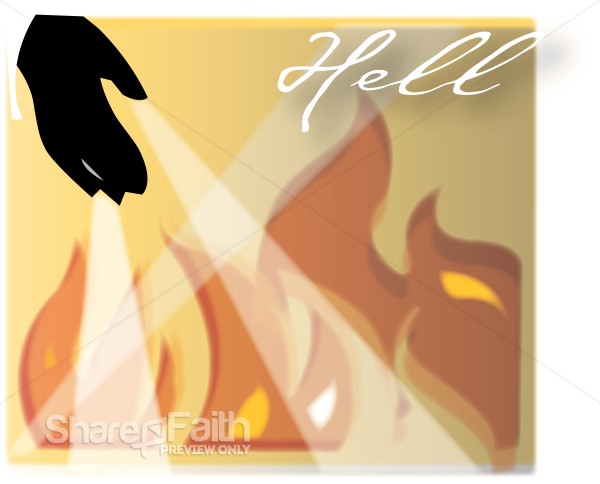 Fire with Hand and Hell