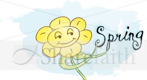 Smiling Flower and Spring