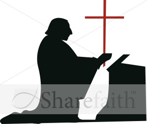 Kneeling Man in Devotion