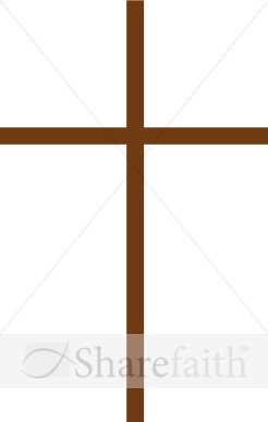 Thin Brown Cross