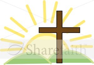 Cross and Bright Sun