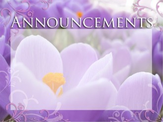 Announcements%20with%20Purple%20Flowers