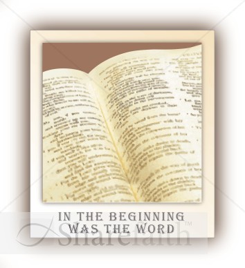 Open Bible and In the Beginning