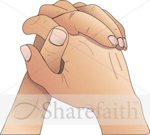 Youthful Praying Hands