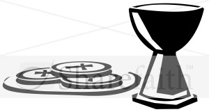 Simple Wafers and Communion Cup