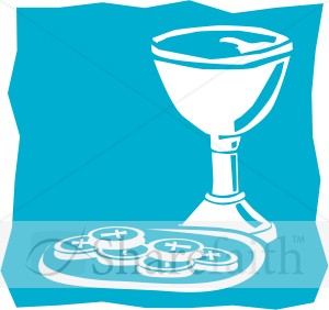 Blue and White Communion