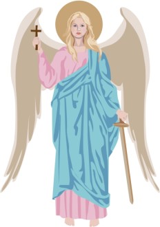Angel with Cross and Sword