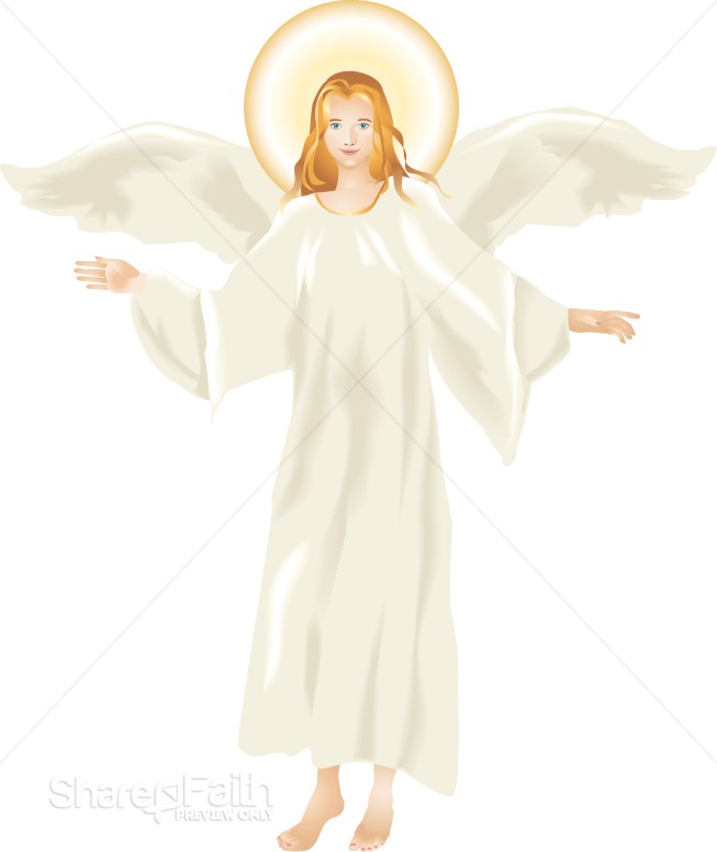 Holy Angel with a Halo