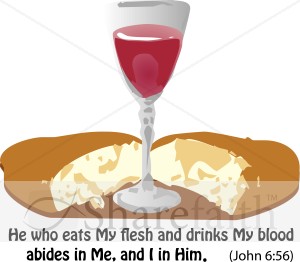 Communion Clipart with John Verse