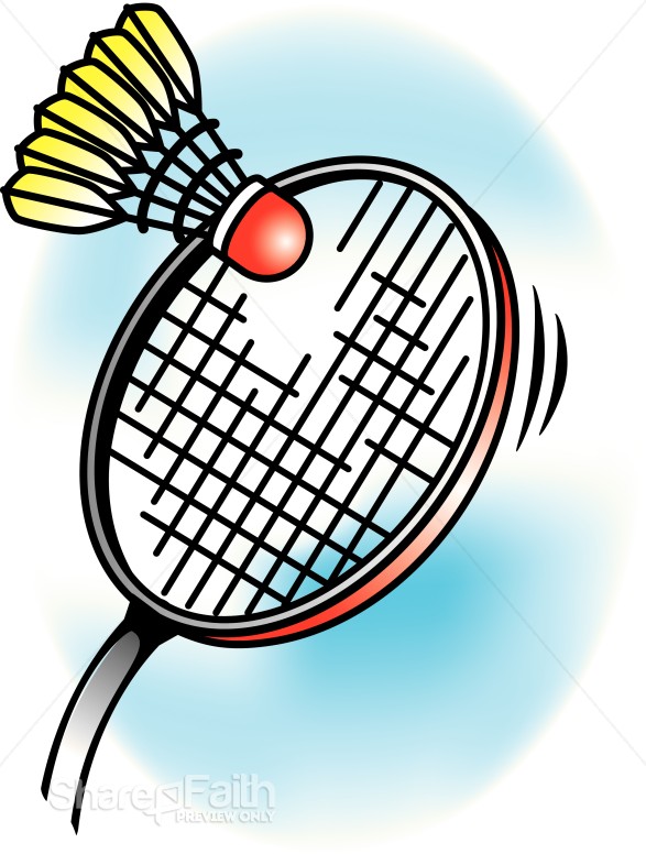 Colorful Badminton
