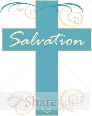 Aqua Cross and Swirls