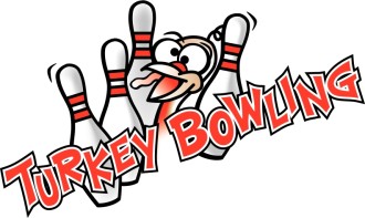 Turkey Blowing in Red and Black