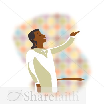 African American Choir Singer