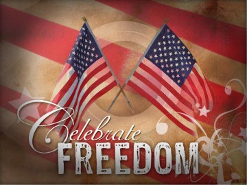 Celebrate Freedom PowerPoint Template