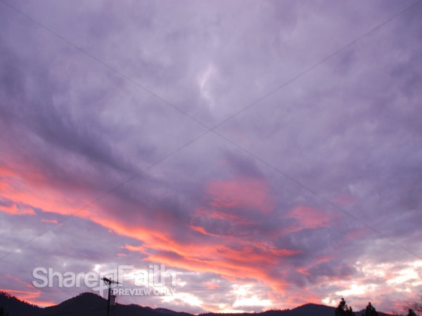 Purple Clouds of Power