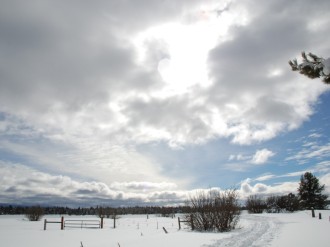 Big Sky and Snow