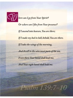 Ocean Scene with Psalm