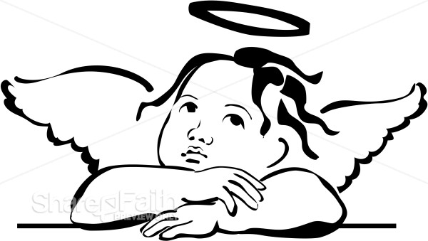 Angel with Folded Arms