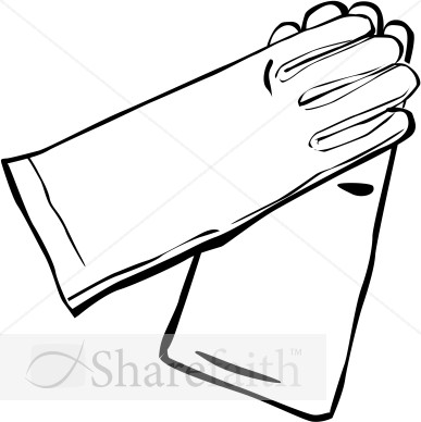 Gloves in Black and White