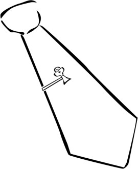 Boys Tie with Clasp
