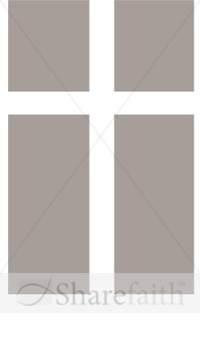 Grayscale Cross