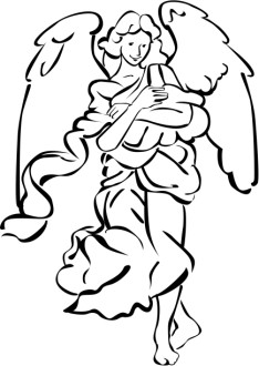 Nativity%20Angel%20in%20Black%20and%20White