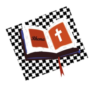 Open%20Bible%20on%20Checkered%20Pattern