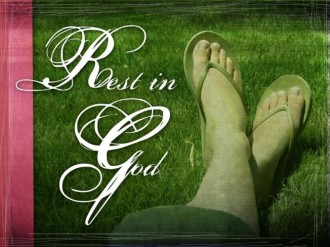 Rest in God Photo Background