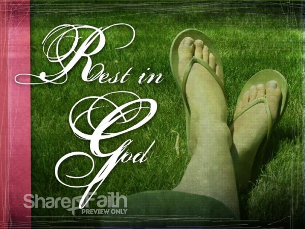 Rest in God Photo Background