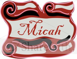 Micah Scroll