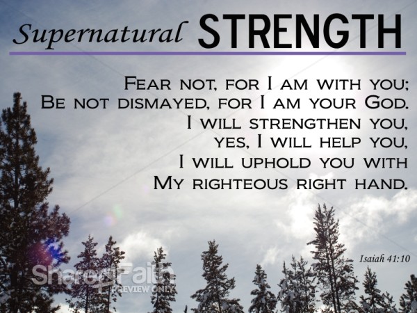 Supernatural Strength Photo Background