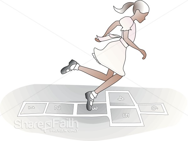 Hopscotch Girl