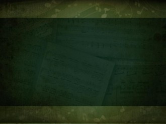 Musical Notes in Deep Green