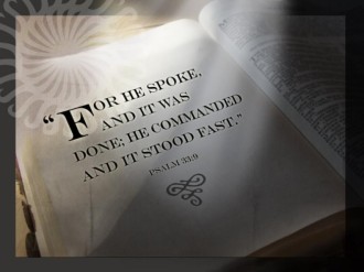 Bible and Psalm Background Photo