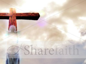 Redemptive Cross with Clouds
