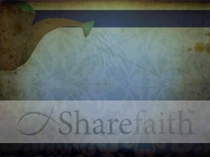 God Pouring Out Worship Service Background