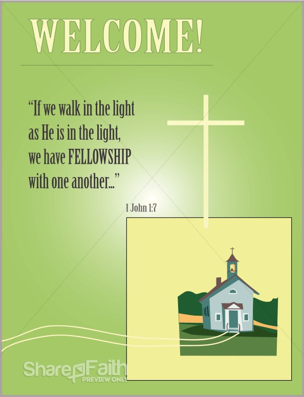 Church Fellowship Bulletin Cover