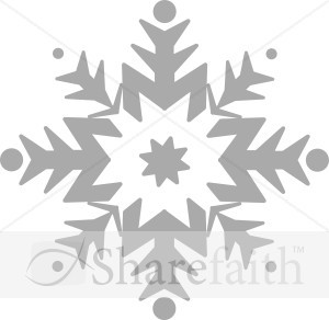 Snowflake in Gray Scale