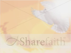 Faded Dove and Fire Photo Background