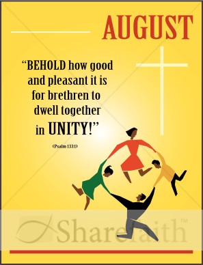 August Church Bulletin Cover
