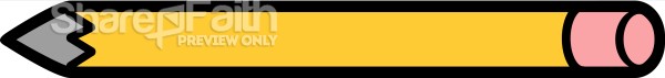 Yellow Pencil Clipart