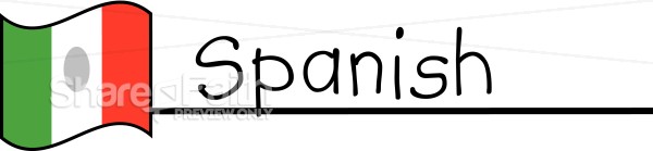 School Subject of Spanish