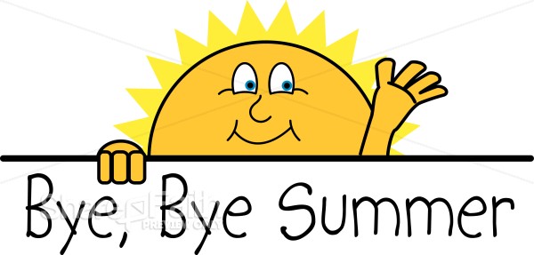 Happy Sun Says Bye to Summer