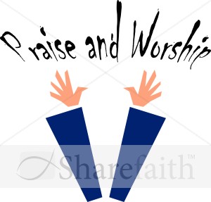 Praise and Worship Clipart Image