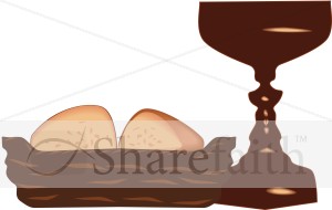 Brown Holy Communion Clipart