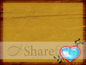 Big Heart in the Corner Christian Background