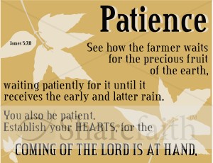 Patience Word Art